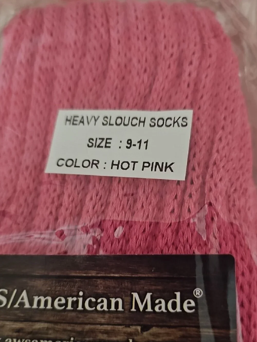 Pink Slouch  Socks - Women's Ribbed Comfort